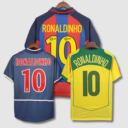 Ronaldinho Retro Jersey Bundle