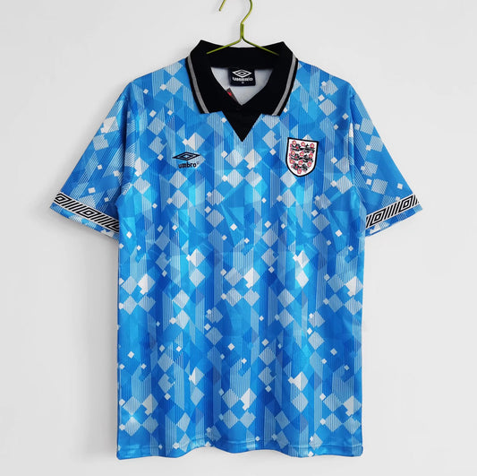 1990 England Second Away Retro Kit