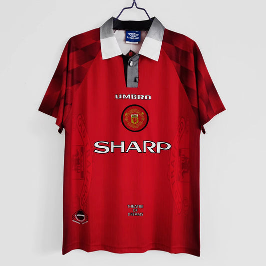 1996/97 Manchester United Treble Home Retro Kit