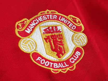 1986/88 Manchester United Long Sleeve Home Retro Kit