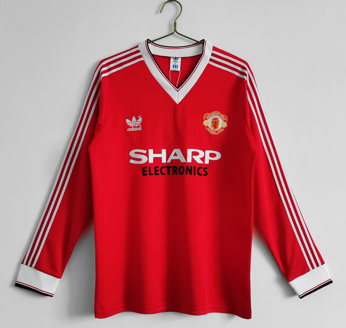 1983 Manchester United Long Sleeve Home Retro Kit