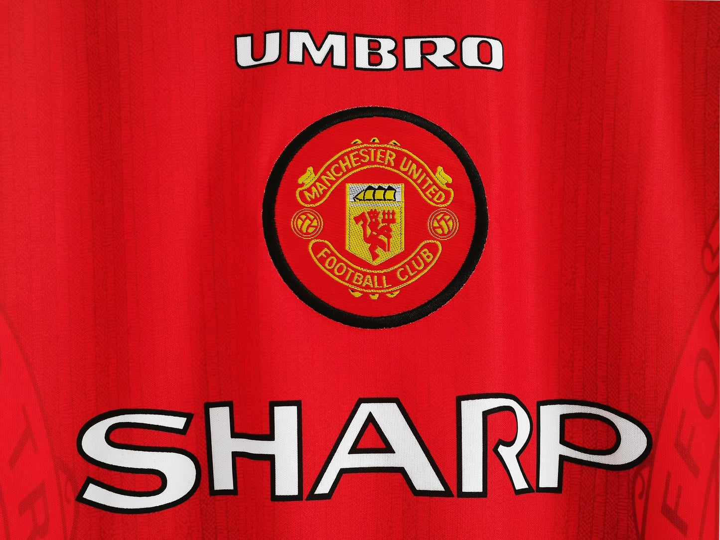 1996/97 Manchester United Long Sleeve Home Retro Kit