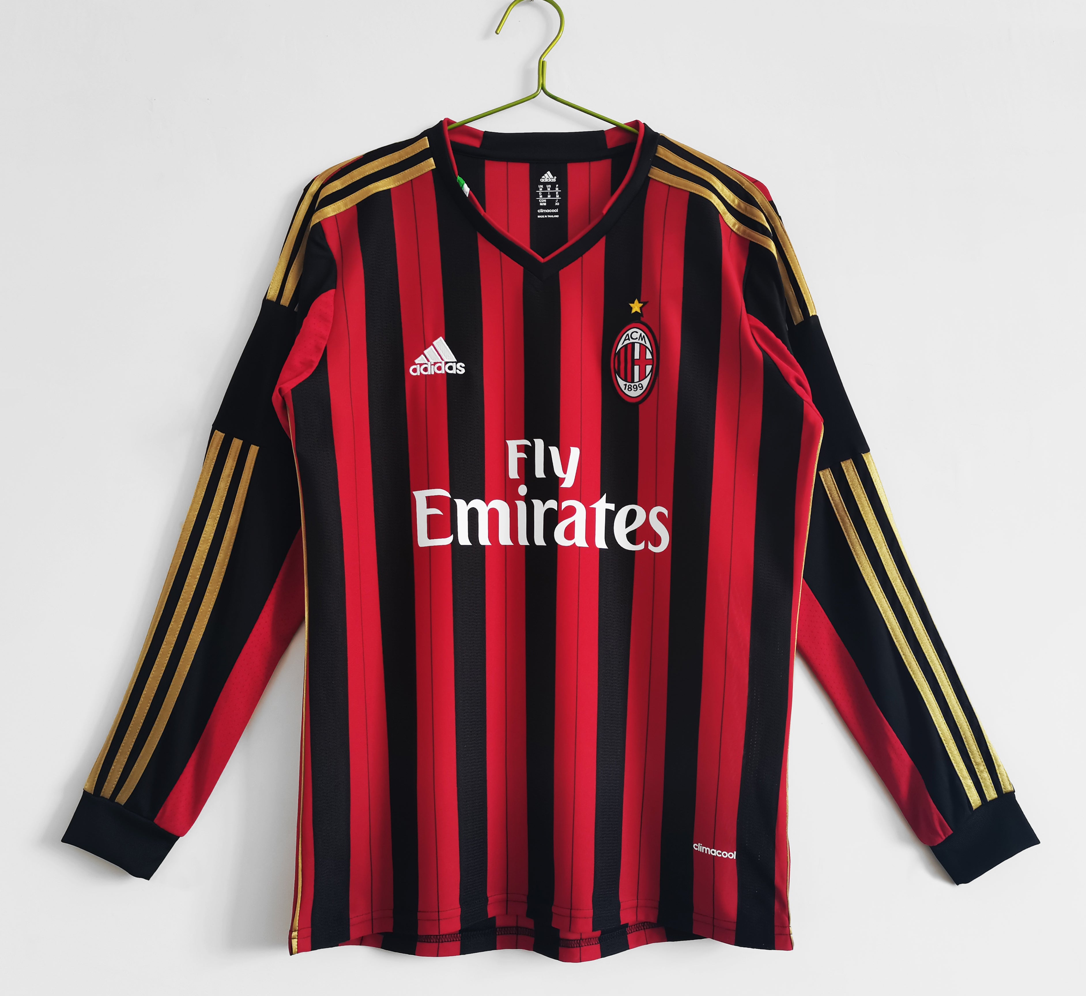 AC Milan Blank Third Long Sleeves Soccer Club Jersey