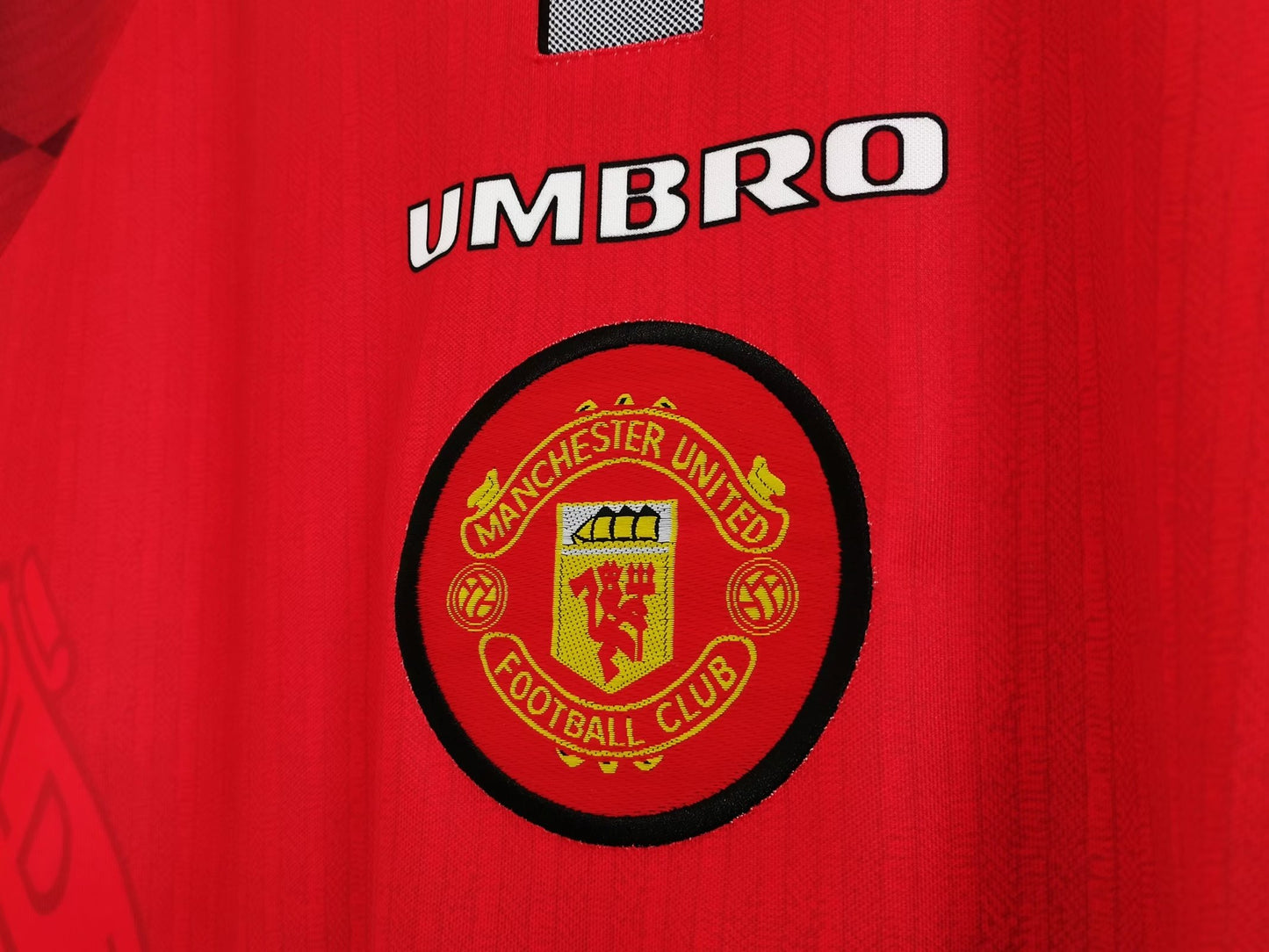 1996/97 Manchester United Long Sleeve Home Retro Kit