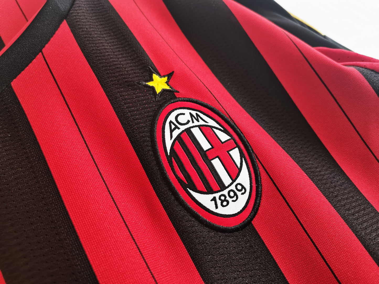 2013/14 AC Milan Home Long Sleeve Retro Kit