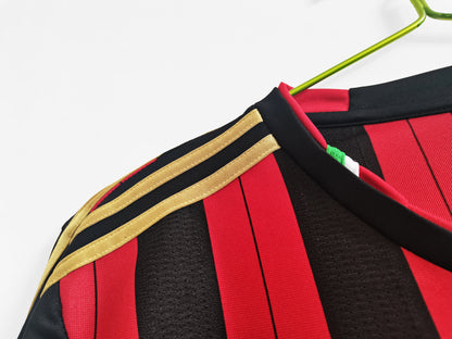 2013/14 AC Milan Home Long Sleeve Retro Kit