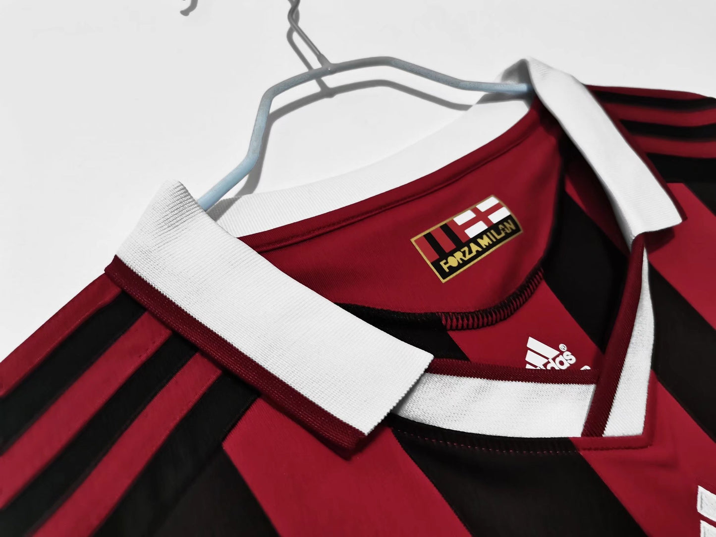 2009/10 AC Milan Home Long Sleeve Retro Kit